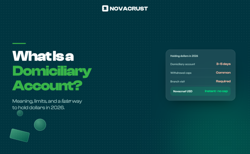 What Is a Domiciliary Account? Meaning, Limits, and a Faster Way to Hold Dollars in 2026
