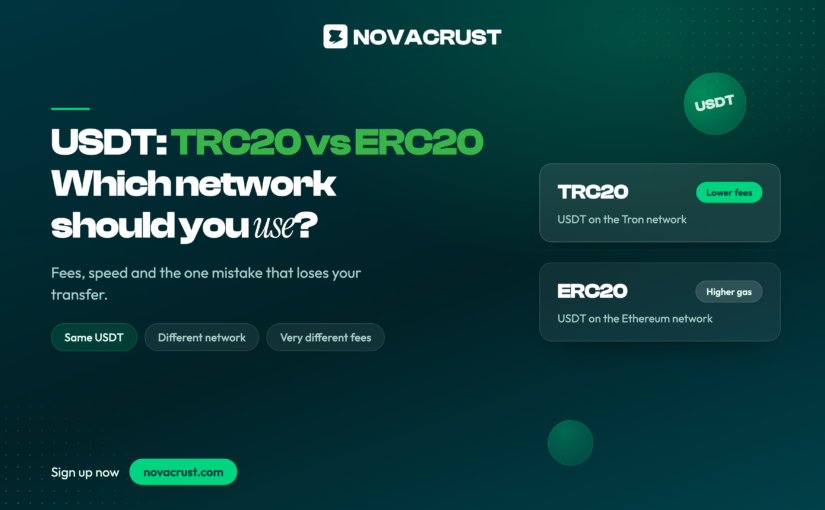 USDT: TRC20 vs ERC20, Which Network Should You Use?