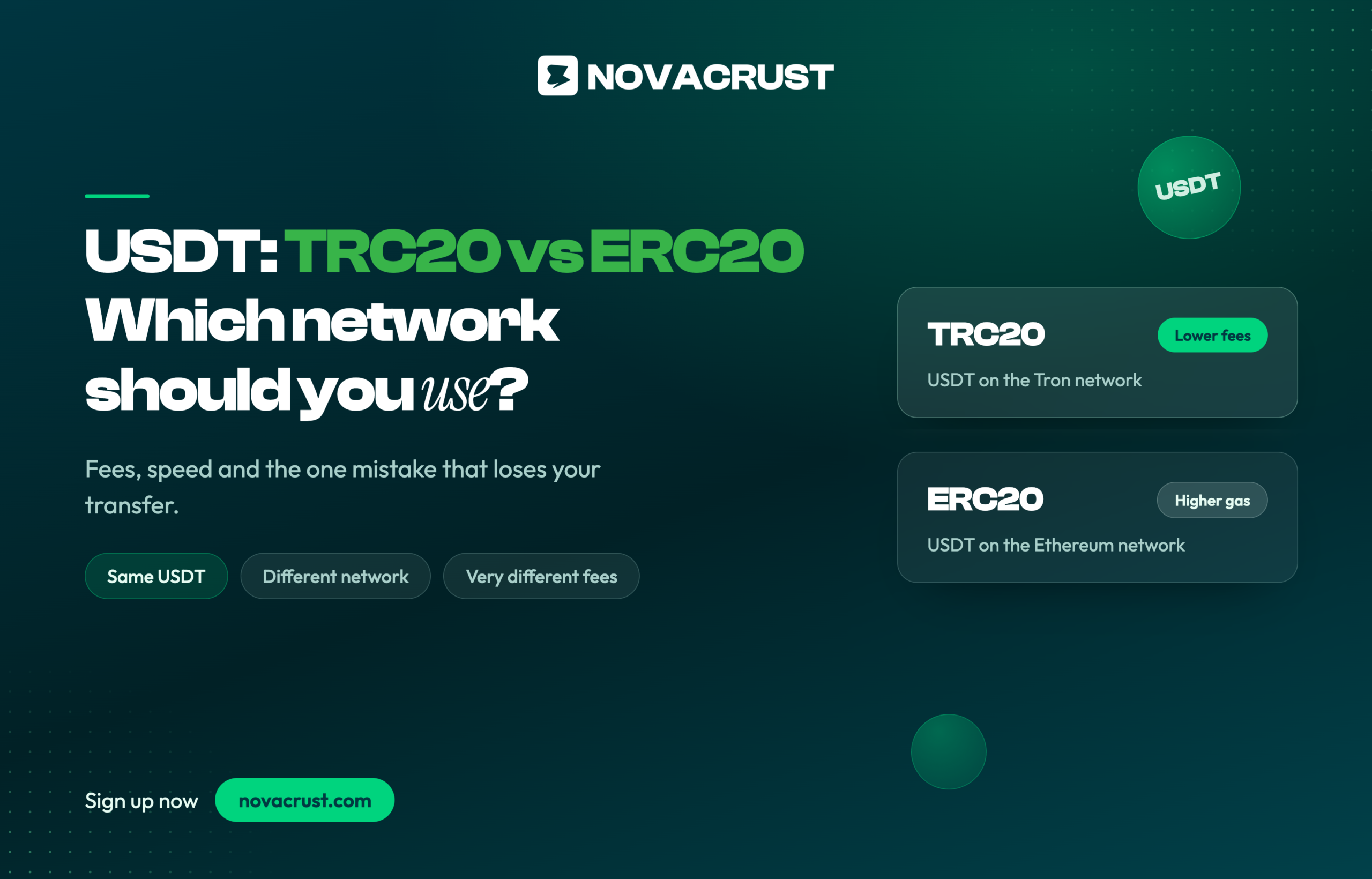 USDT: TRC20 vs ERC20, Which Network Should You Use?
