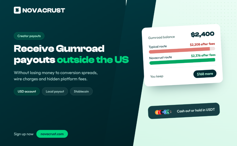 How to Receive Gumroad Payouts Outside the US (Without Losing Money to Fees)