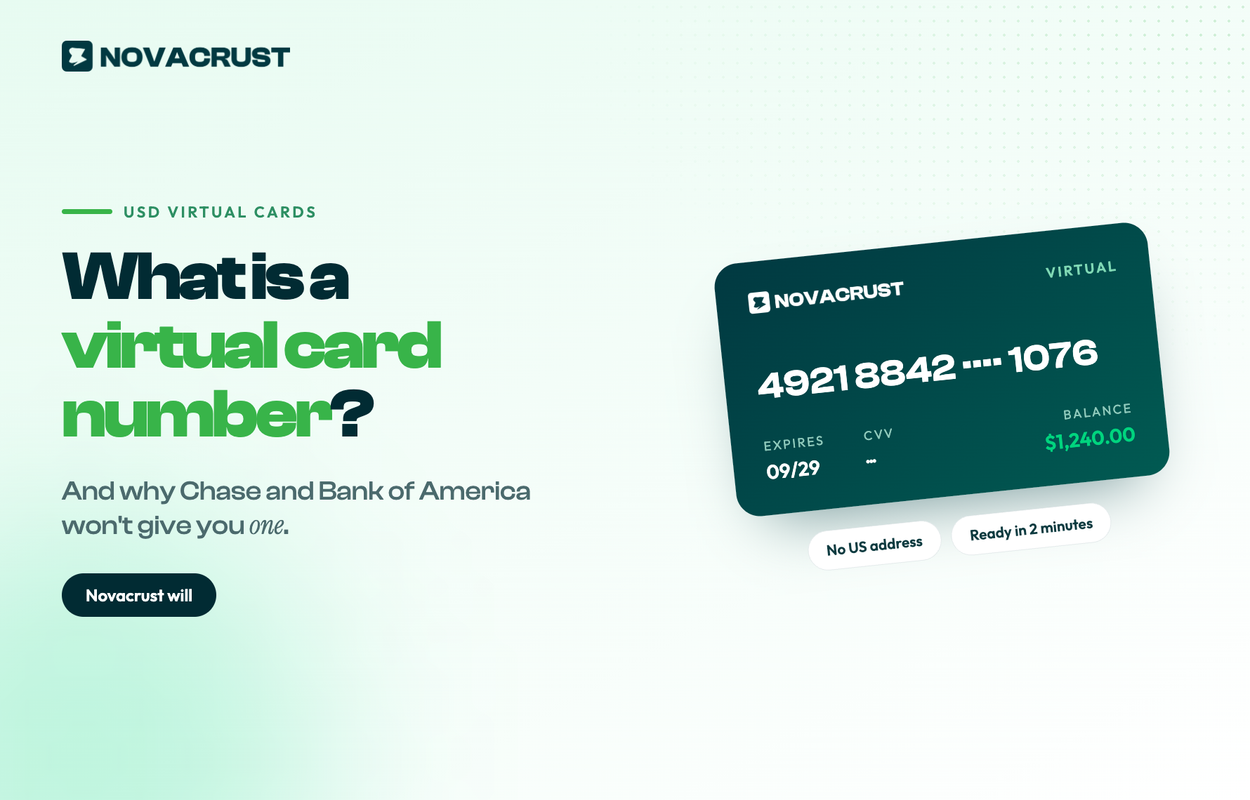 What Is a Virtual Card Number? Why Chase and Bank of America Won’t Give You One