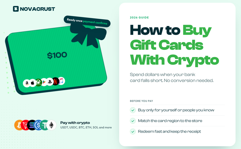 How to Buy Gift Cards With Crypto (2026 Guide)